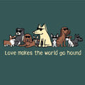 Love Makes The World Go Hound  - Classic Long-Sleeve Shirt
