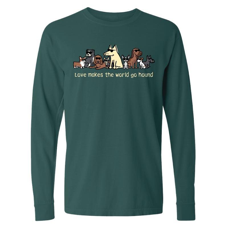Love Makes The World Go Hound  - Classic Long-Sleeve Shirt