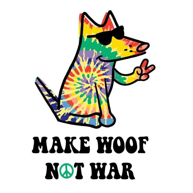 Make Woof, Not War - Coffee Mug