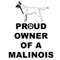Belgian Malinois Proud Owner - Women's V-Neck T-Shirt