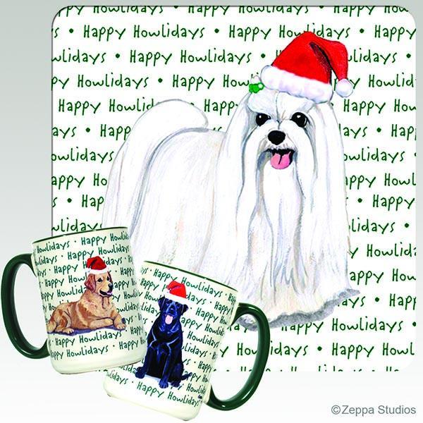 Maltese Holiday Mug