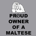 Maltese Proud Owner - Women's V-Neck T-Shirt