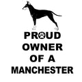 Manchester Terrier Proud Owner - Women's V-Neck T-Shirt