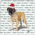 Mastiff "Happy Howlidays" Coaster