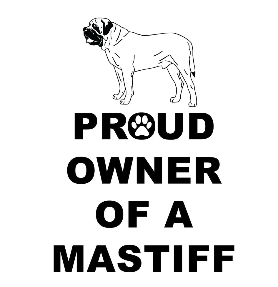 Mastiff Proud Owner - Adult Unisex T-Shirt