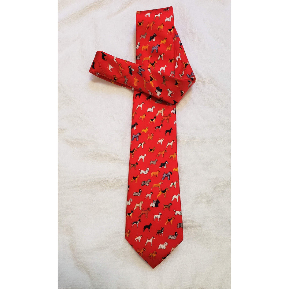 Terrier Silk Neck Tie