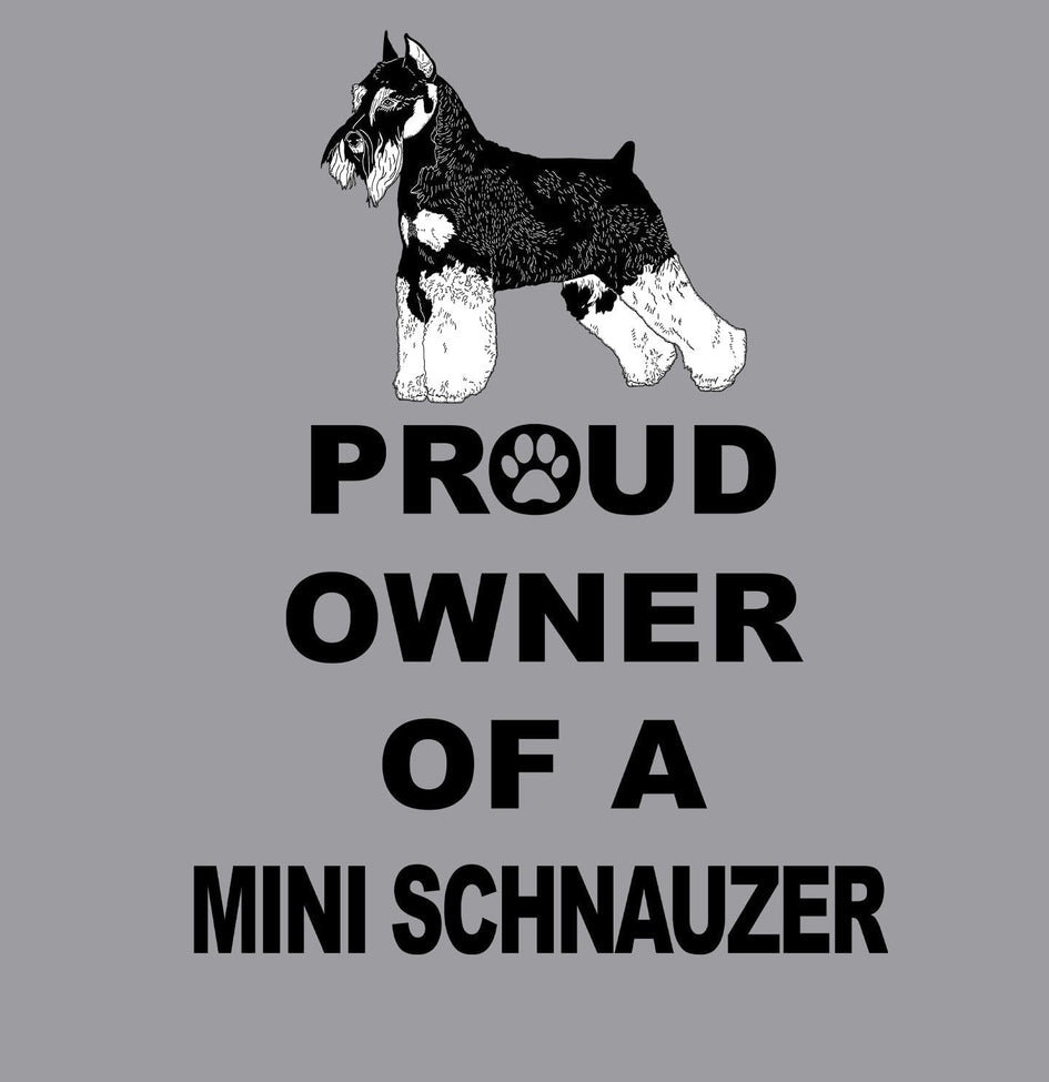 Miniature Schnauzer Proud Owner - Women's V-Neck T-Shirt
