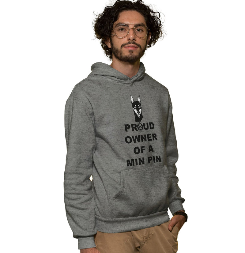 Miniature Pinscher Proud Owner - Adult Unisex Hoodie Sweatshirt