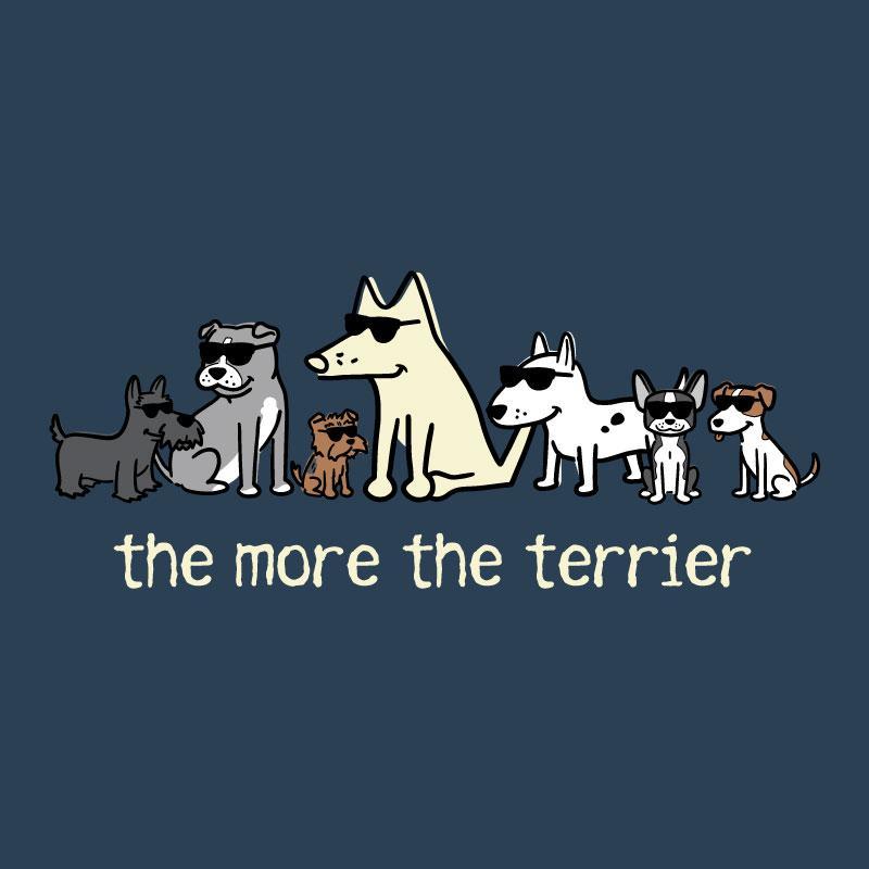 The More The Terrier - Ladies Plus V-Neck Tee