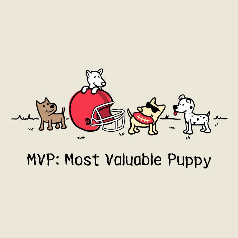 Most Valuable Puppy - Ladies T-Shirt V-Neck