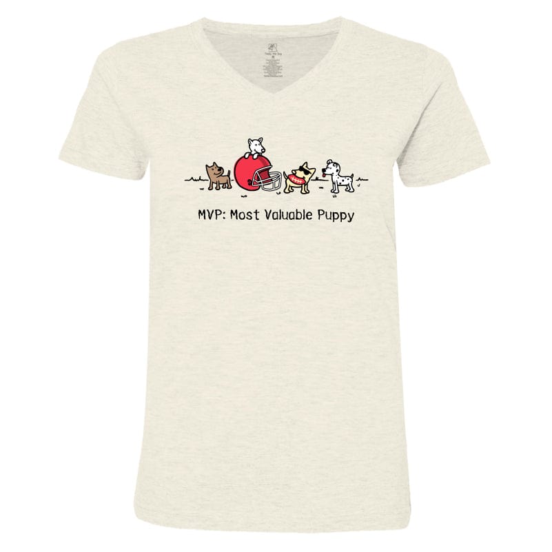 Most Valuable Puppy - Ladies T-Shirt V-Neck