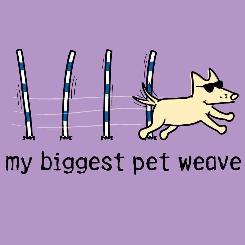 My Biggest Pet Weave - Ladies T-Shirt V-Neck