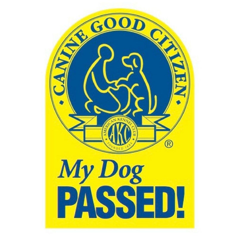 AKC CGC Decal: My Dog Passed!