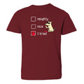 Naughty Nice I Tried - Youth Short Sleeve T-Shirt