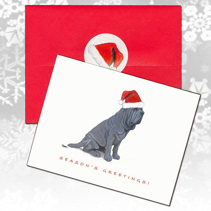 Neapolitan Mastiff Christmas Note Cards