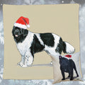 Newfoundland Santa Pillow Cover