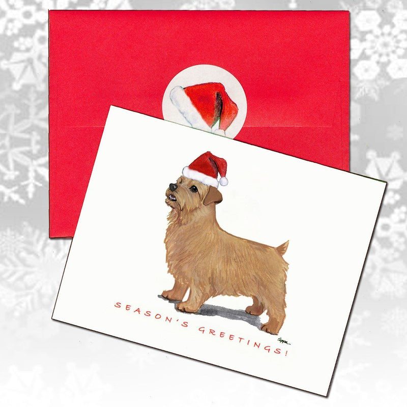 Norfolk Terrier Christmas Note Cards