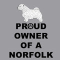 Norfolk Terrier Proud Owner - Women's V-Neck T-Shirt