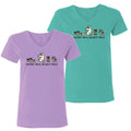Neither Here, Norwich There - Ladies T-Shirt V-Neck