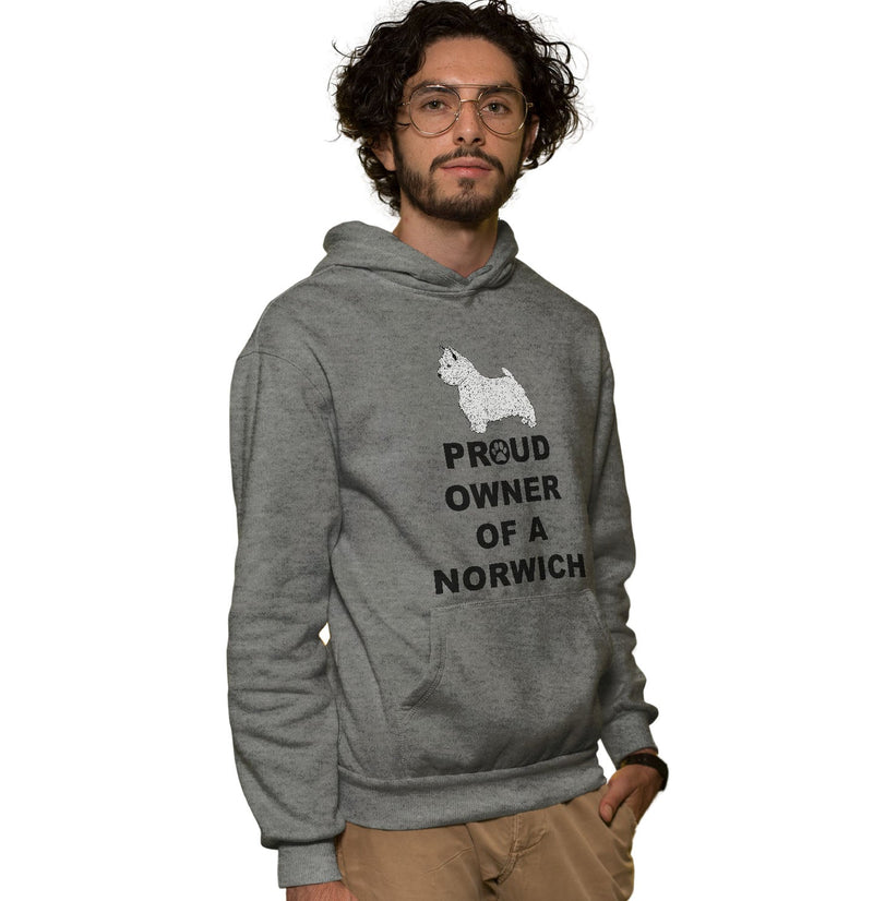 Norwich Terrier Proud Owner - Adult Unisex Hoodie Sweatshirt