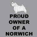 Norwich Terrier Proud Owner - Adult Unisex Hoodie Sweatshirt