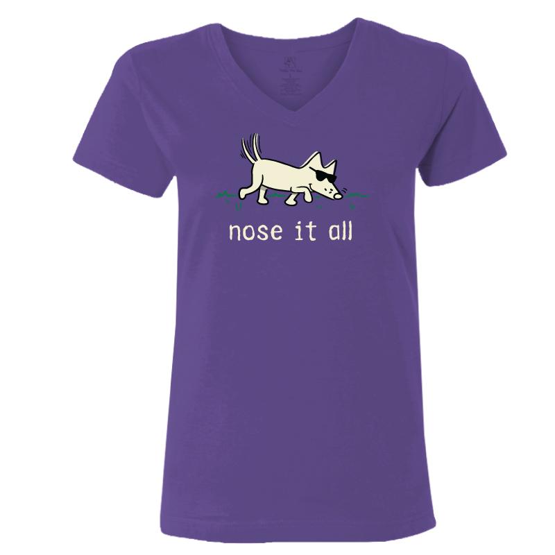 Nose It All - Ladies T-Shirt V-Neck