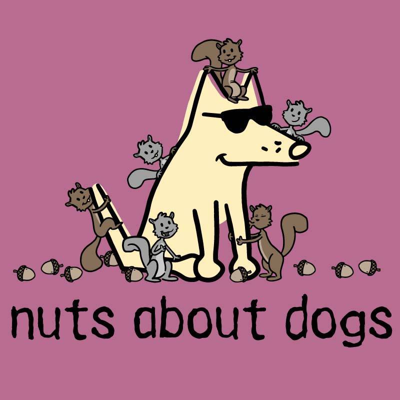 Nuts About Dogs - Ladies Long-Sleeve Shirt