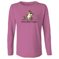Nuts About Dogs - Ladies Long-Sleeve Shirt