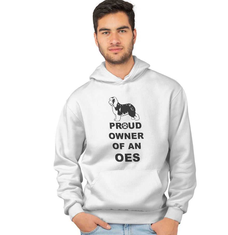 Old English Sheepdog Proud Owner - Adult Unisex Hoodie Sweatshirt