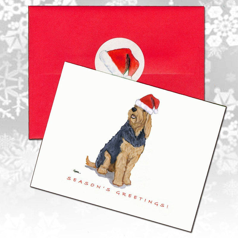 Otterhound Christmas Note Cards