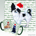 Papillon Holiday Mug