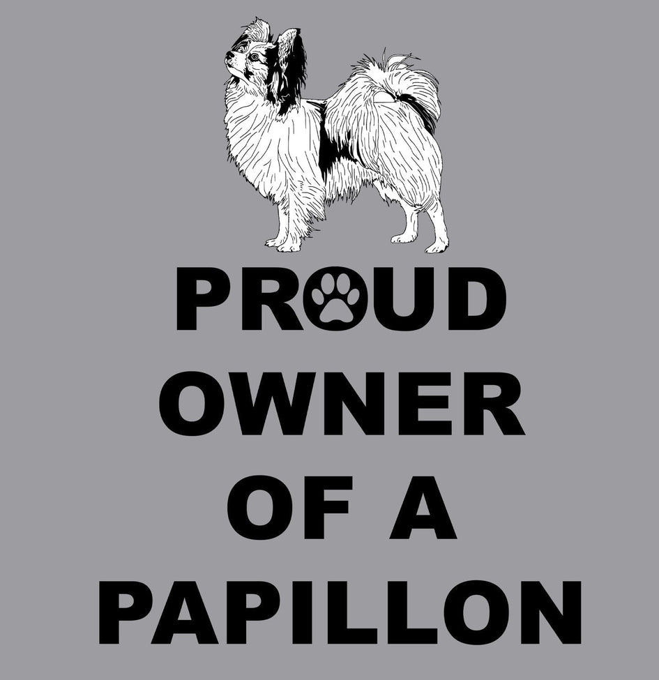 Papillon Proud Owner - Women's V-Neck T-Shirt