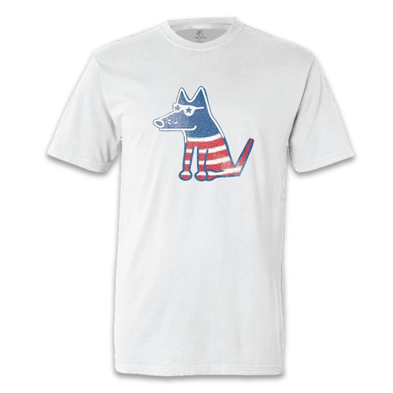 petriotic patriotic teddy garment dyed classic t-shirt