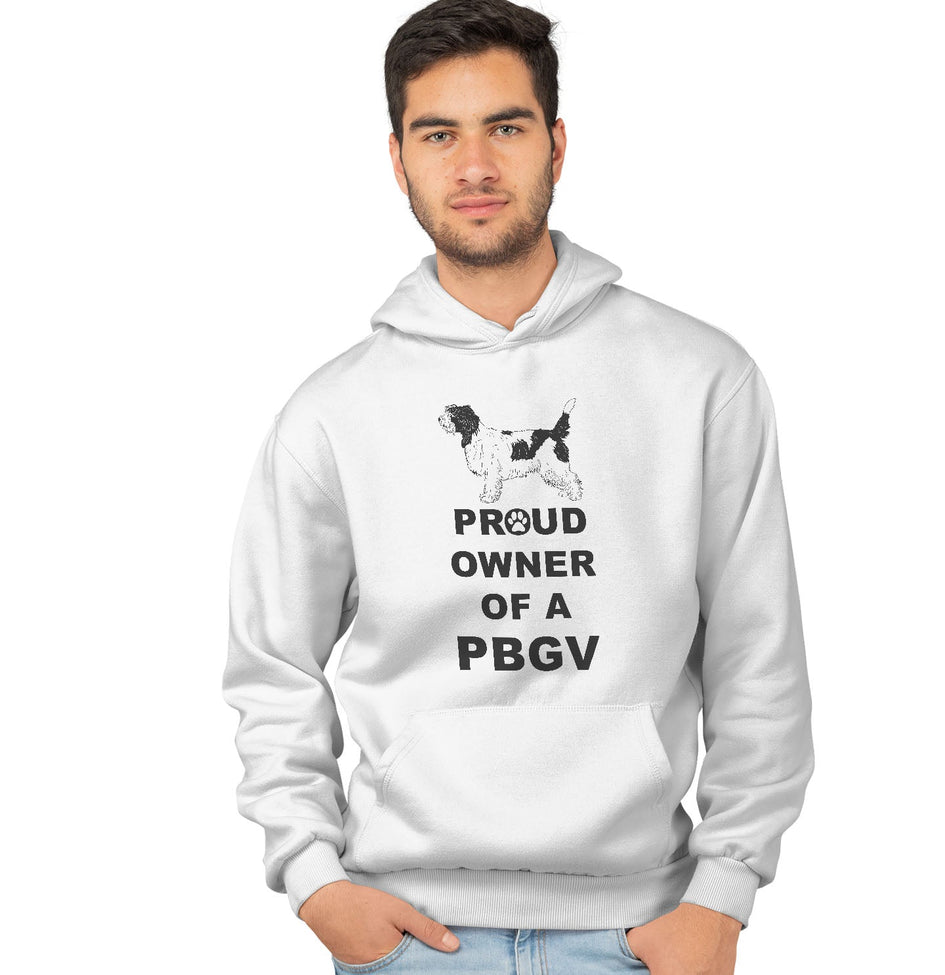 Petit Basset Griffon Vendeen Proud Owner - Adult Unisex Hoodie Sweatshirt