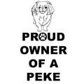 Pekingese Proud Owner - Women's V-Neck T-Shirt