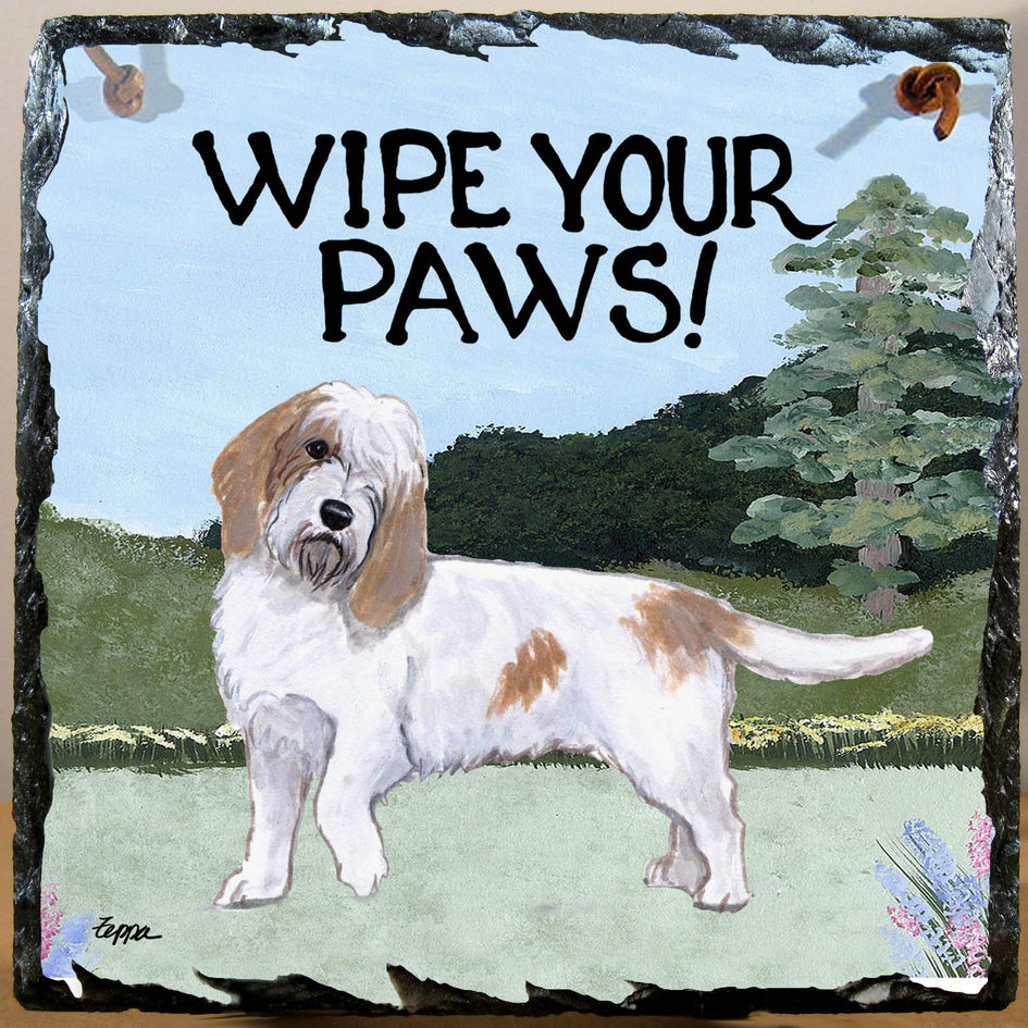 Petit Basset Griffon Vendeen Slate Sign