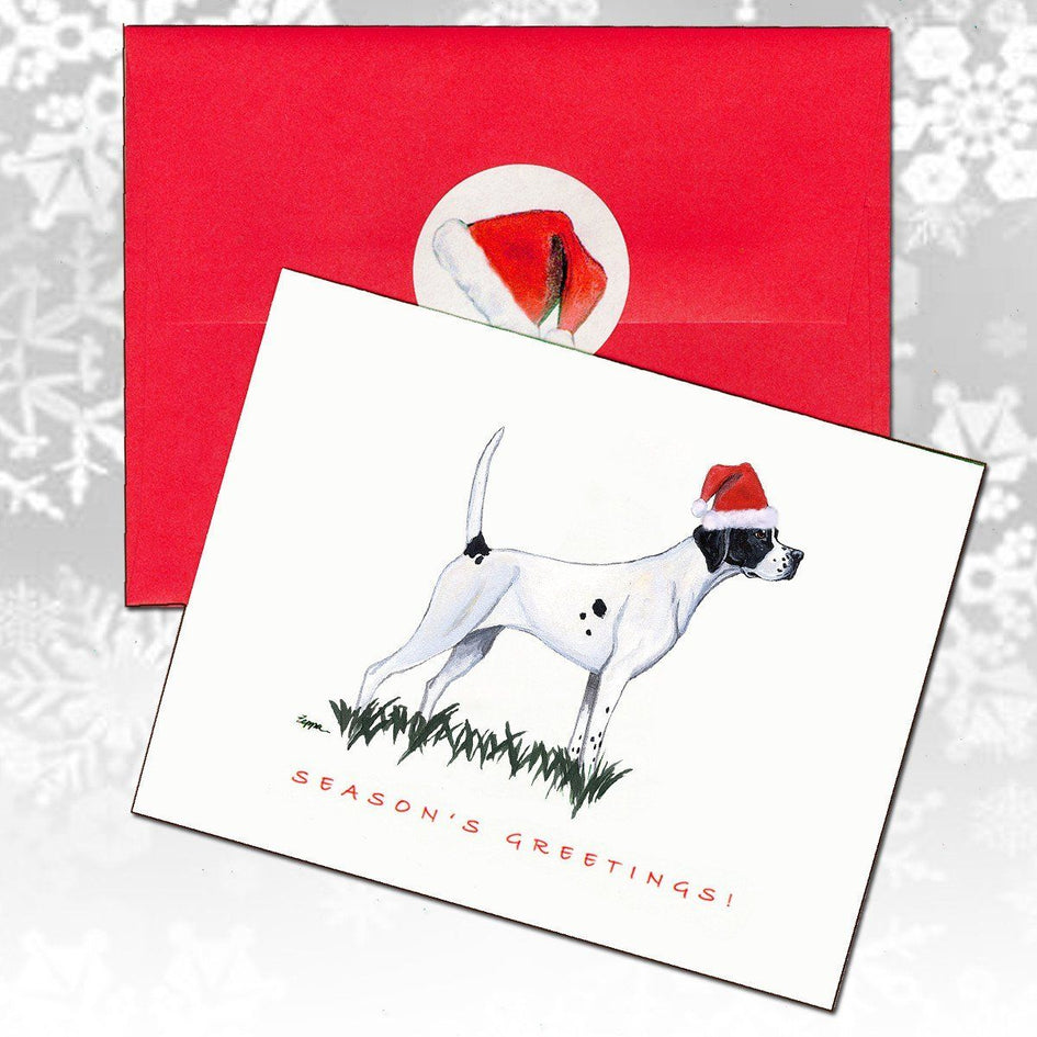 Pointer Christmas Note Cards