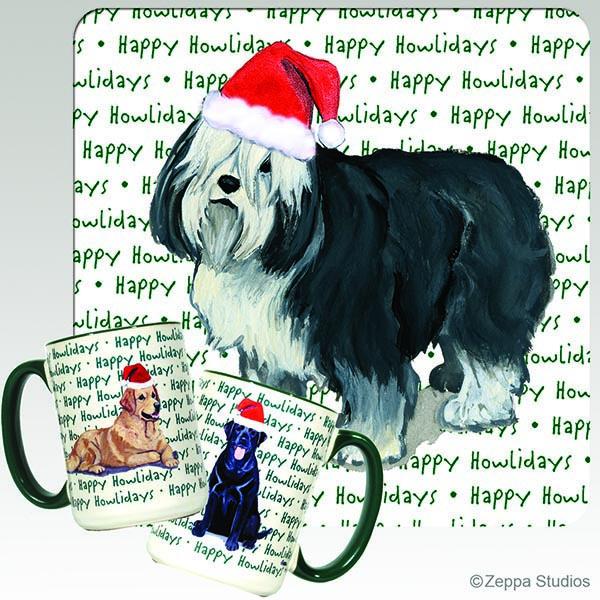 Polish Lowland Sheepdog Holiday Mug