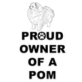 Pomeranian Proud Owner - Women's V-Neck T-Shirt
