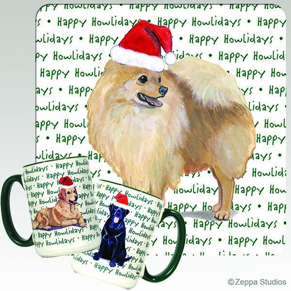 Pomeranian Holiday Mug