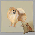Pomeranian Pillow Cover