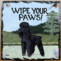 Poodle Slate Sign
