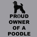 Black Poodle Proud Owner - Adult Unisex Hoodie Sweatshirt