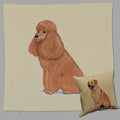 Poodle Pillow Cover