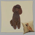 Poodle Pillow Cover