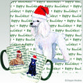 Poodle Holiday Mug