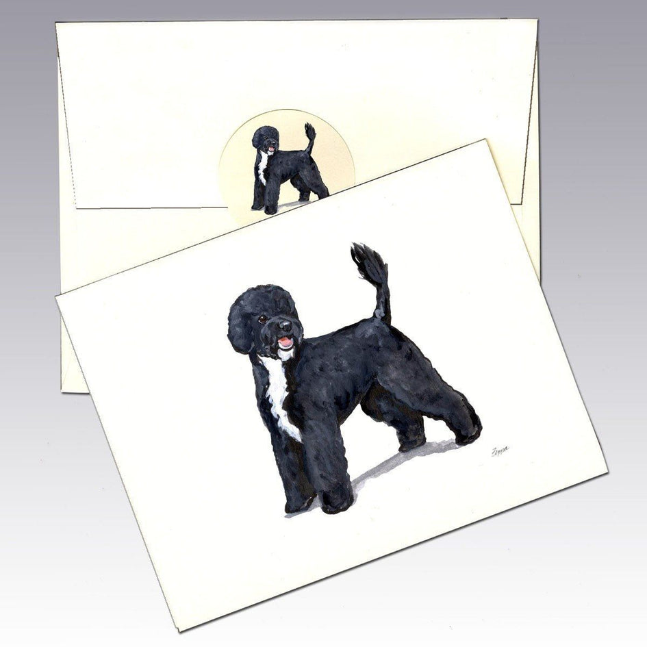 Portuguese Water Dog Note Cards