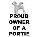 Portuguese Water Dog Proud Owner - Adult Unisex Hoodie Sweatshirt