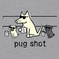 Pug Shot - Baseball Shirt