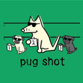 Pug Shot - Ladies Racer Back Tank Top